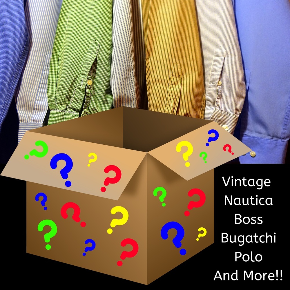 5 Piece Box: NEW VTG 90's DESIGNER Clothing Box!!!